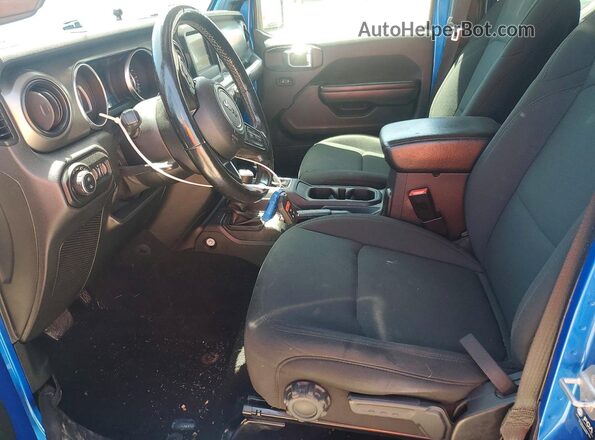1C6HJTAG9ML514146 2021 JEEP GLADIATOR Blue Front interior view