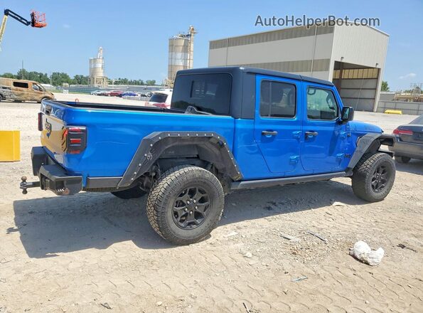 1C6HJTAG9ML514146 2021 JEEP GLADIATOR Blue Rear right