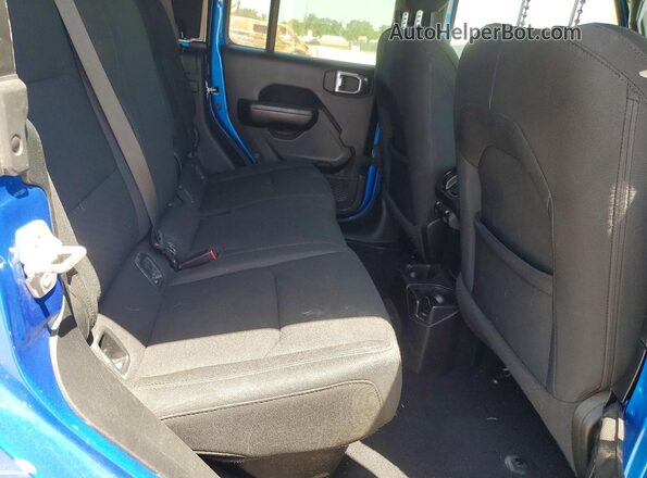 1C6HJTAG9ML514146 2021 JEEP GLADIATOR Blue Rear seats view