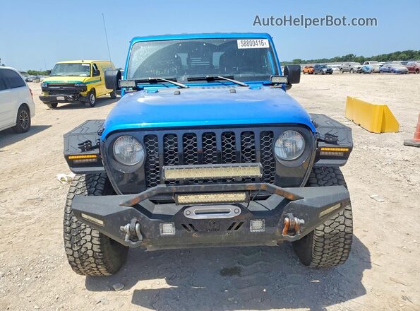 1C6HJTAG9ML514146 2021 JEEP GLADIATOR Blue Front view