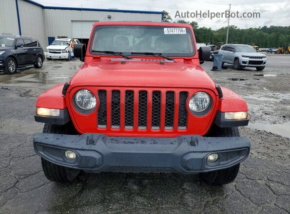 1C6HJTAG9ML514339 2021 JEEP GLADIATOR Red Դիմացի տեսք