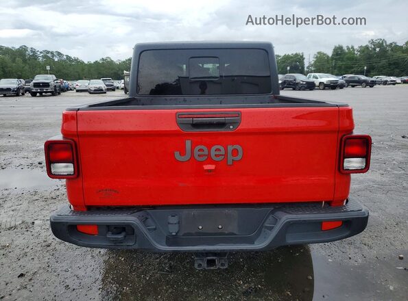 1C6HJTAG9ML514339 2021 JEEP GLADIATOR Red Հետևի տեսք
