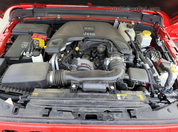 1C6HJTAG9ML514339 2021 JEEP GLADIATOR Red Սալոնի հետևի տեսք