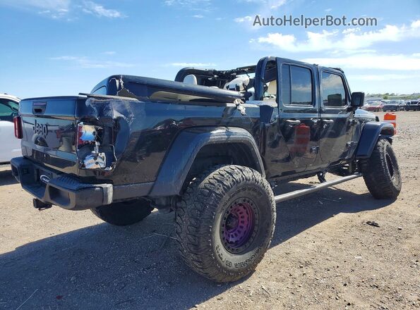 1C6HJTAG9ML623982 2021 JEEP GLADIATOR Черный Задняя правая четверть
