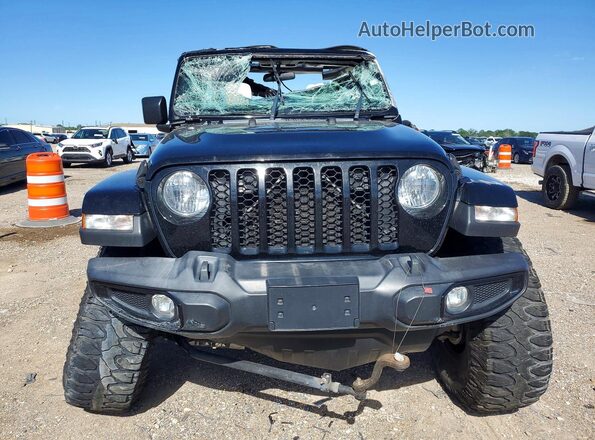 1C6HJTAG9ML623982 2021 JEEP GLADIATOR Черный Вид спереди