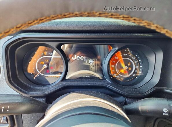 1C6HJTAG9RL105927 2024 JEEP GLADIATOR Black Instrument cluster view