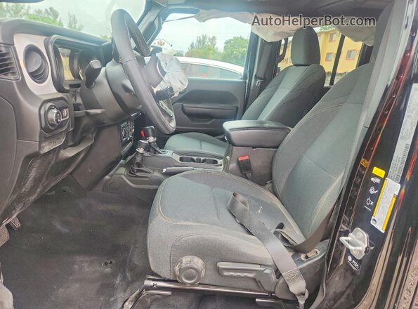 1C6HJTAG9RL127779 2024 JEEP GLADIATOR Black Front interior view