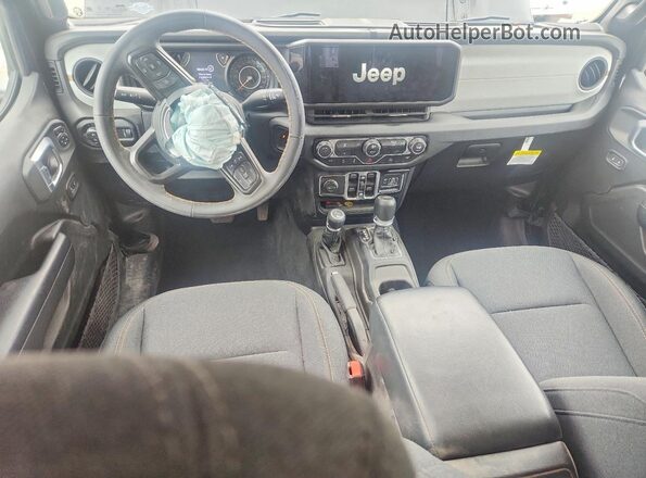 1C6HJTAG9RL127779 2024 JEEP GLADIATOR Black Dashboard view