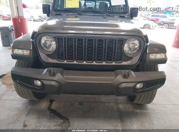 1C6HJTAG9RL131234 2024 JEEP GLADIATOR Gray Instrument cluster view