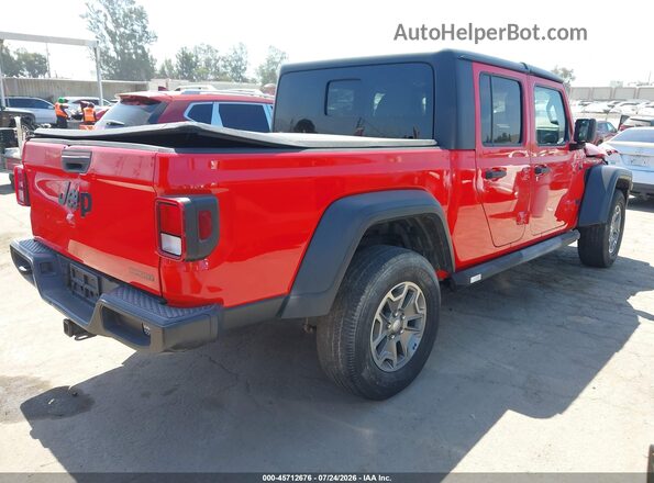 1C6HJTAGXLL108407 2020 JEEP GLADIATOR Red Rear right