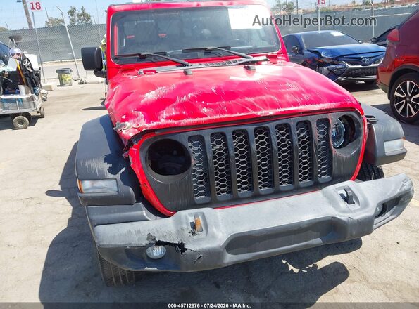 1C6HJTAGXLL108407 2020 JEEP GLADIATOR Red Front view