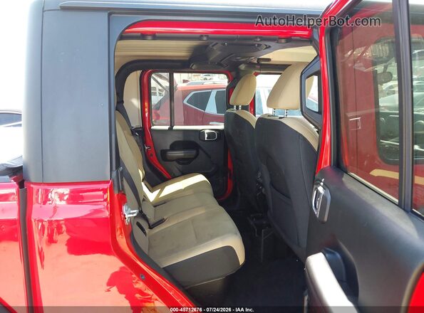 1C6HJTAGXLL108407 2020 JEEP GLADIATOR Red VIN sticker view