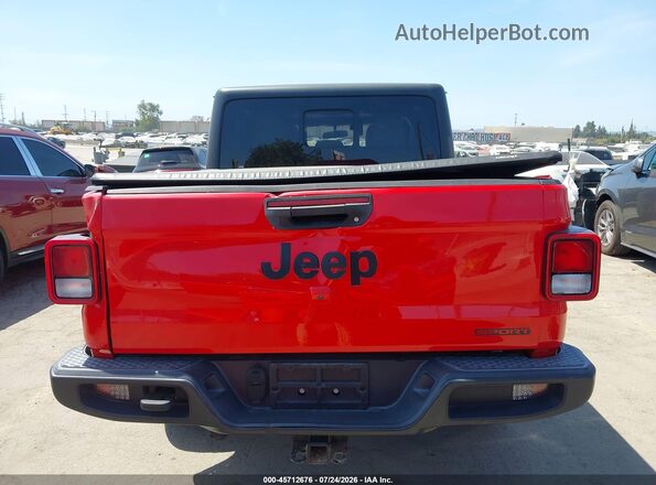 1C6HJTAGXLL108407 2020 JEEP GLADIATOR Red 