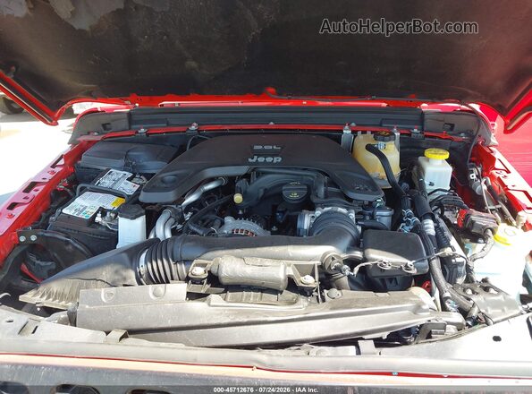 1C6HJTAGXLL108407 2020 JEEP GLADIATOR Red Rear view