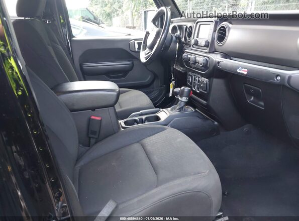 1C6HJTAGXLL126874 2020 JEEP GLADIATOR Black Вид салону спереду