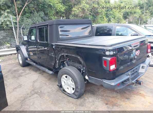 1C6HJTAGXLL126874 2020 JEEP GLADIATOR Black Задня ліва чверть