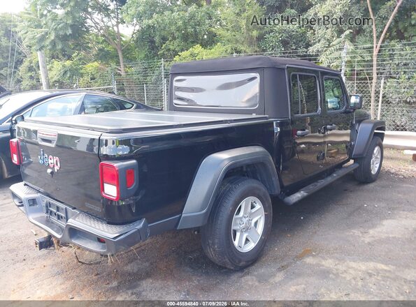 1C6HJTAGXLL126874 2020 JEEP GLADIATOR Black Задня права чверть