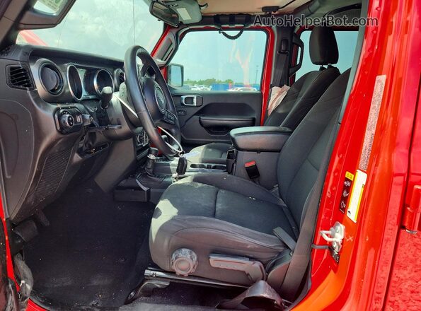 1C6HJTAGXPL535690 2023 JEEP GLADIATOR Red წინა სალონის ხედი