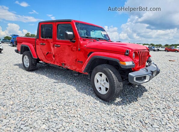 1C6HJTAGXPL535690 2023 JEEP GLADIATOR Red წინა მარჯვენა