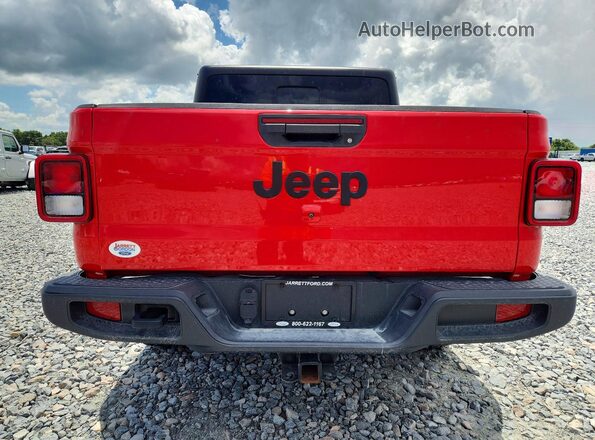 1C6HJTAGXPL535690 2023 JEEP GLADIATOR Red უკანა ხედი