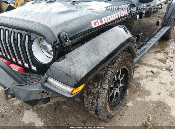 1C6HJTFG0LL149153 2020 JEEP GLADIATOR Black Вид спереду
