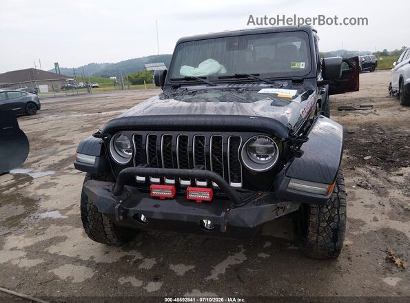 1C6HJTFG0LL149153 2020 JEEP GLADIATOR Black Вид щитка приладів