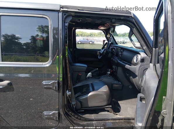 1C6HJTFG1LL170755 2020 JEEP GLADIATOR Black Widok wnętrza z przodu