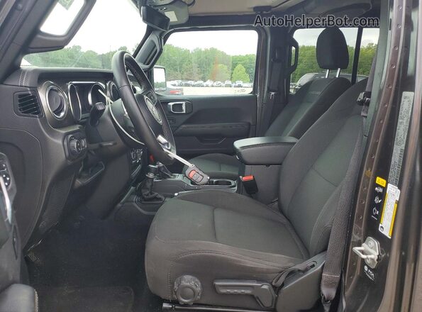 1C6HJTFG1PL564150 2023 JEEP GLADIATOR Gray Вид салону спереду