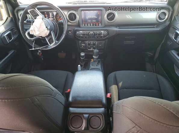 1C6HJTFG2LL146657 2020 JEEP GLADIATOR Gray Vista del salpicadero