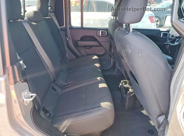 1C6HJTFG2LL146657 2020 JEEP GLADIATOR Gray Vista de los asientos traseros