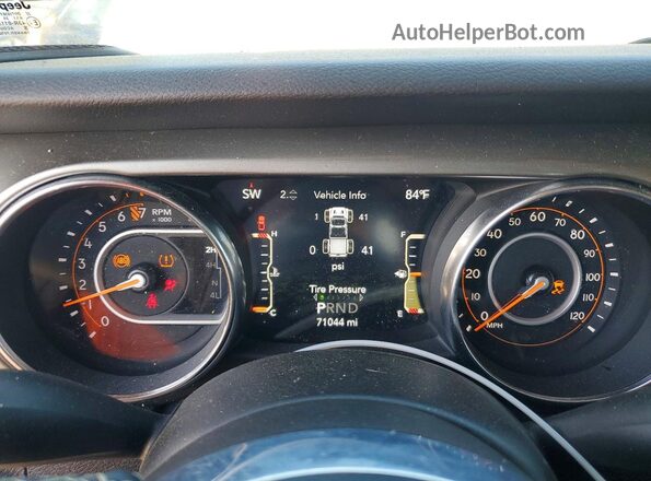 1C6HJTFG2LL146657 2020 JEEP GLADIATOR Gray Vista del cuadro de instrumentos