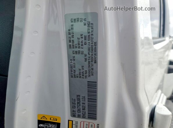 1C6HJTFG2ML506706 2021 JEEP GLADIATOR White VIN sticker view