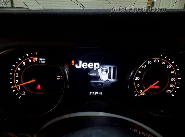 1C6HJTFG2PL501025 2023 JEEP GLADIATOR Black Instrument cluster view