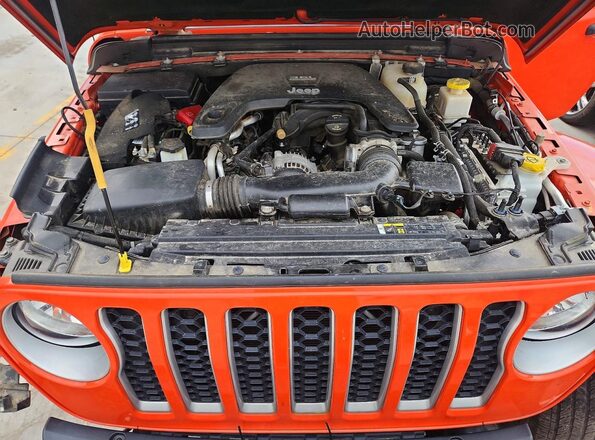1C6HJTFG3LL172460 2020 JEEP GLADIATOR Orange Շարժիչի բաժամունքի տեսք