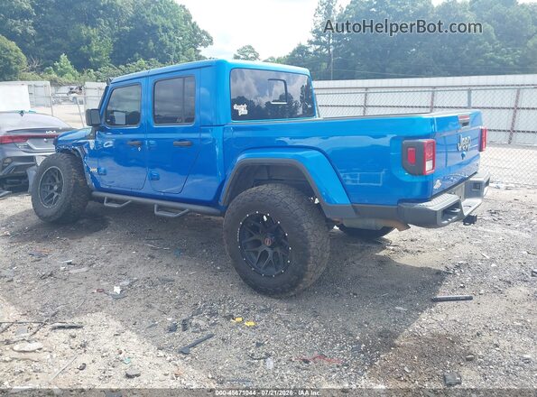 1C6HJTFG3ML530030 2021 JEEP GLADIATOR Blue Հետևի ձախ
