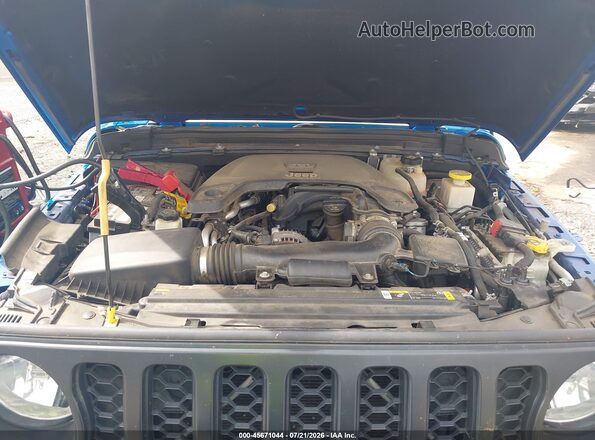 1C6HJTFG3ML530030 2021 JEEP GLADIATOR Blue Հետևի տեսք