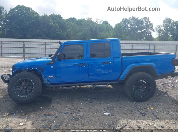 1C6HJTFG3ML530030 2021 JEEP GLADIATOR Blue Սալոնի 360 աստիճան տեսք