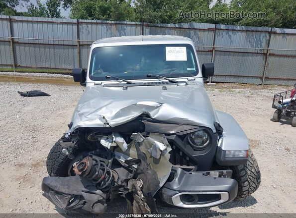 1C6HJTFG3PL531845 2023 JEEP GLADIATOR Silver Սալոնի հետևի տեսք