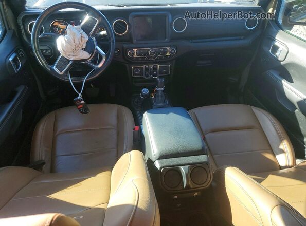 1C6HJTFG4LL203456 2020 JEEP GLADIATOR Tan Widok deski rozdzielczej