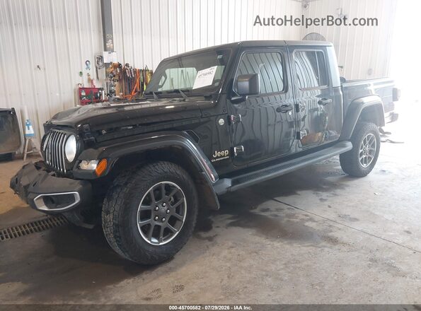 1C6HJTFG4ML500664 2021 JEEP GLADIATOR Black Передня ліва чверть