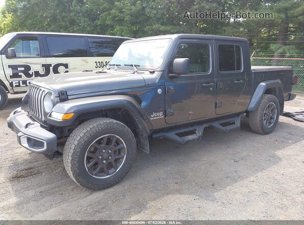 1C6HJTFG5ML617041 2021 JEEP GLADIATOR Gray Առջևի ձախ երեք քառորդ տեսարան