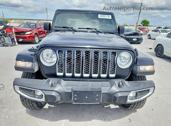 1C6HJTFG5PL560666 2023 JEEP GLADIATOR Black წინა ხედი