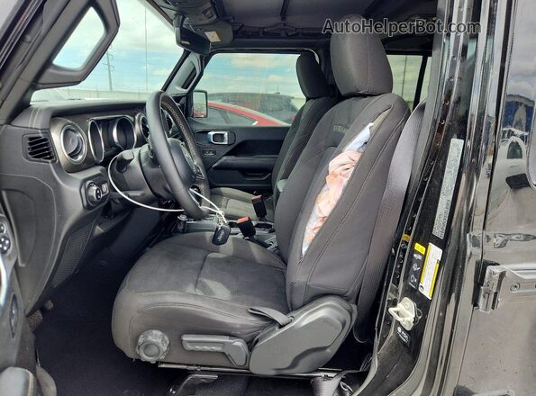 1C6HJTFG5PL560666 2023 JEEP GLADIATOR Black წინა სალონის ხედი