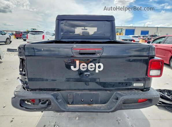 1C6HJTFG5PL560666 2023 JEEP GLADIATOR Black უკანა ხედი