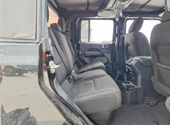 1C6HJTFG5PL560666 2023 JEEP GLADIATOR Black უკანა სავარძლების ხედი