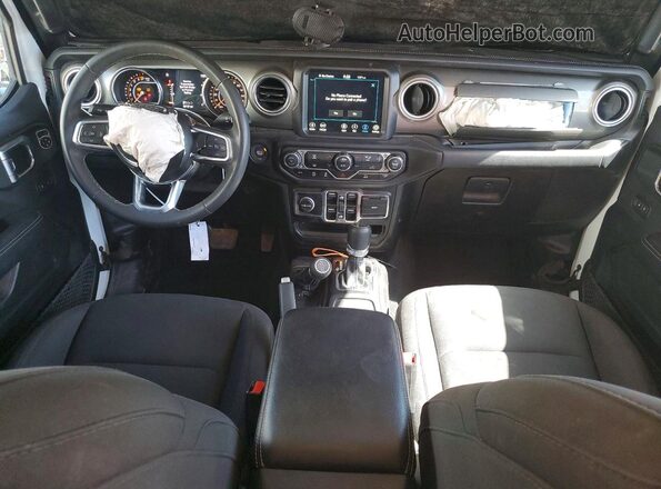 1C6HJTFG5PL566130 2023 JEEP GLADIATOR White Առջևի վահանակի տեսք