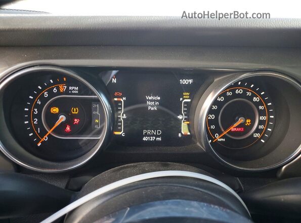 1C6HJTFG5PL566130 2023 JEEP GLADIATOR White Սարքավորումների վահանակի տեսք