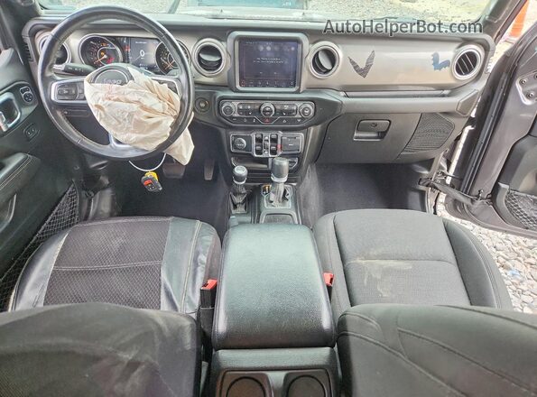 1C6HJTFG6LL183811 2020 JEEP GLADIATOR Gray Widok deski rozdzielczej