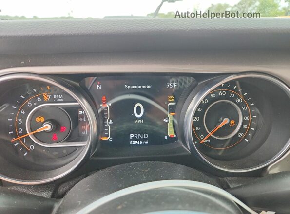 1C6HJTFG6LL183811 2020 JEEP GLADIATOR Gray Widok zestawu wskaźników