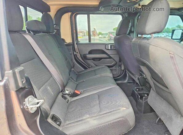 1C6HJTFG6LL183811 2020 JEEP GLADIATOR Gray Widok tylnych siedzeń